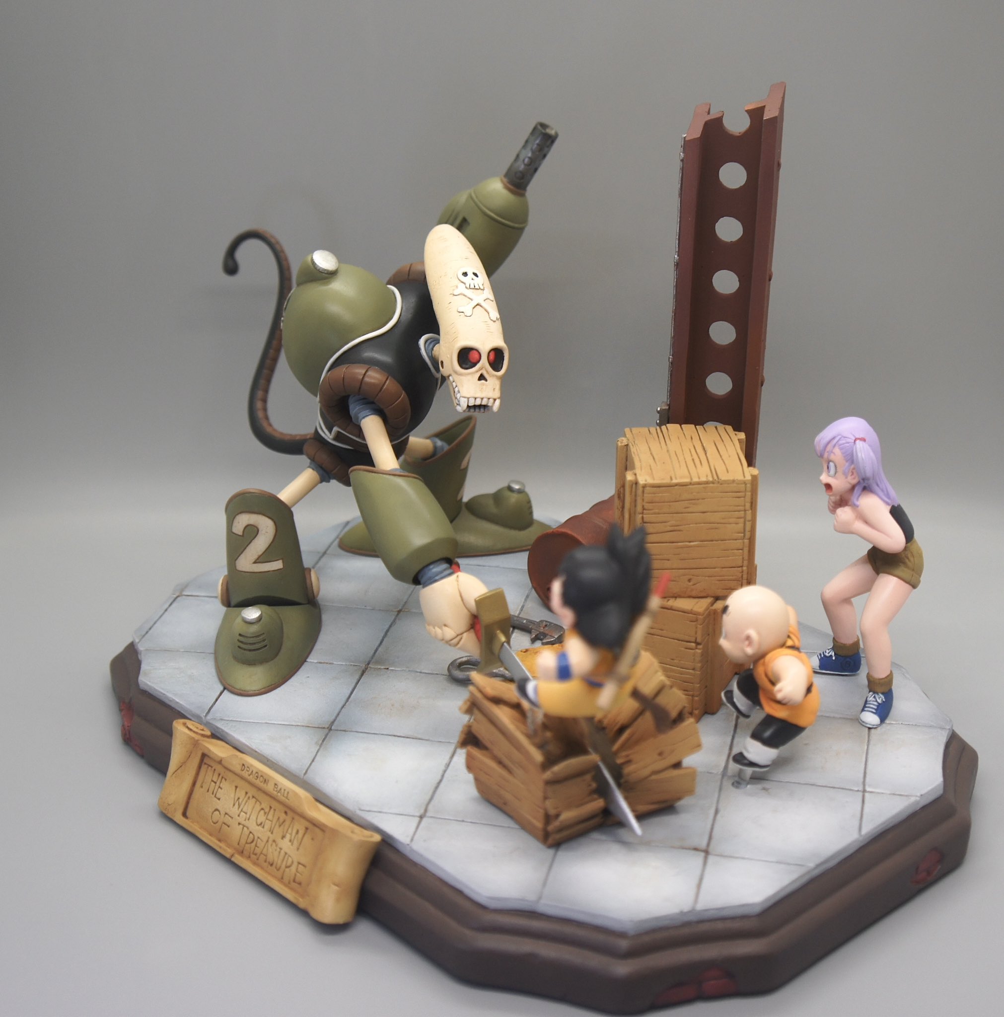 未組立・美品】ドラゴンボール 宝の番人 海洋堂 ガレージキット 未組立・美