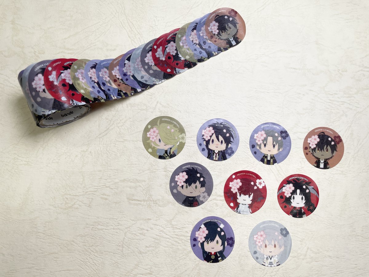 大本丸博 グッズ紹介】 マスキングロールステッカーvol.1~vol.13 御伴