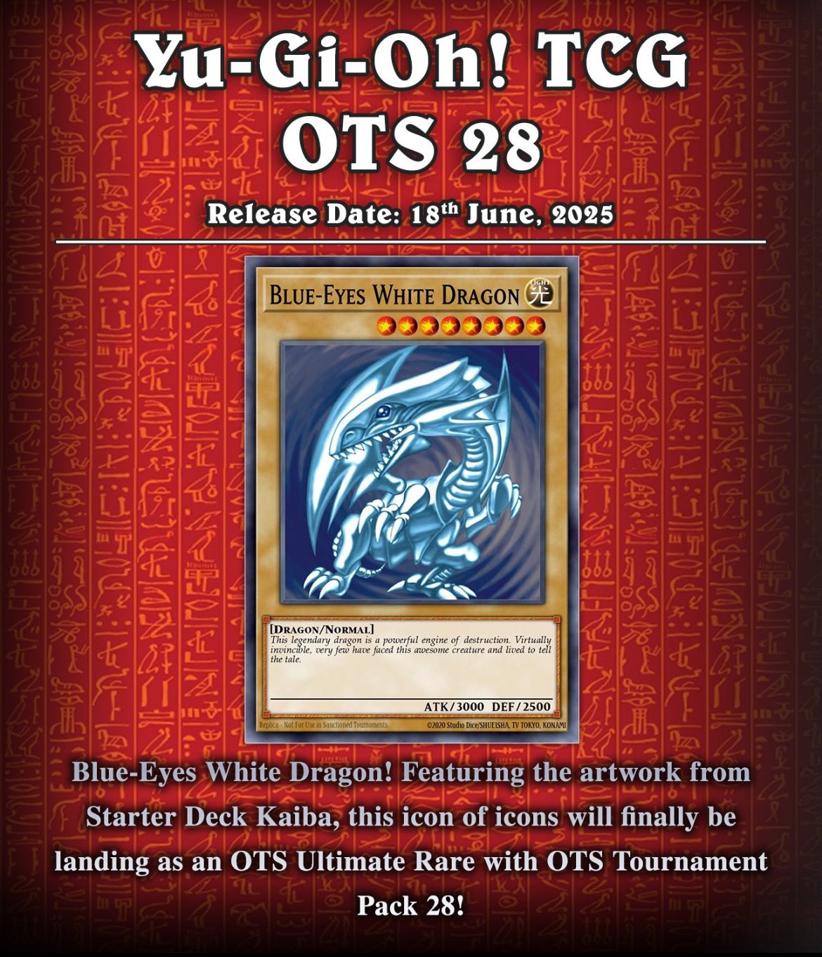 PSA9 EU フランス語 青眼の白龍 ブルーアイズ OTS28 レリーフ 遊戯王