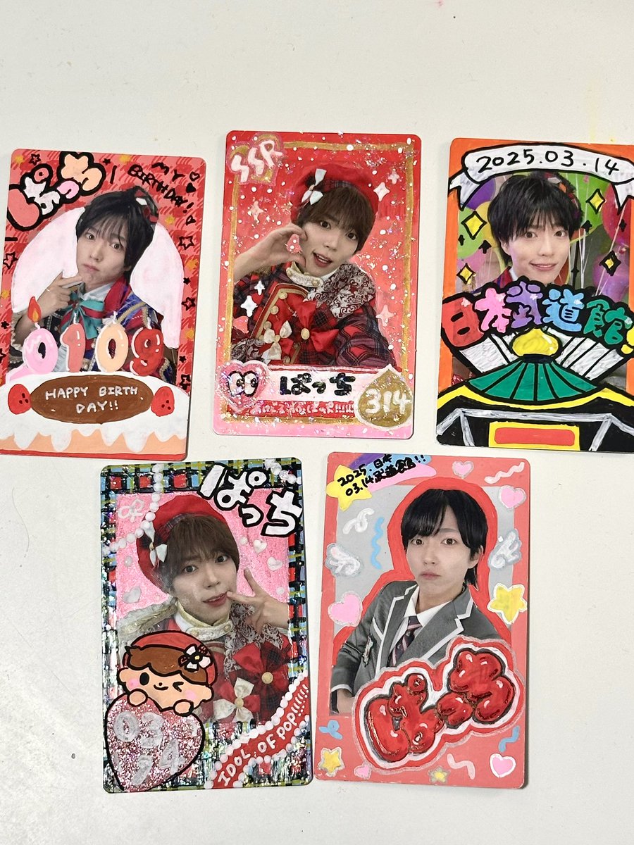 7年目メンズアイドル、本気のチェキ落書きᝰ✍🏻✨️