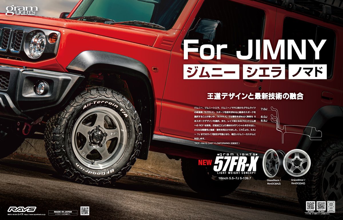 For JIMNY ジムニー/シエラ/ノマド 王道デザインと最新技術の融合 製品