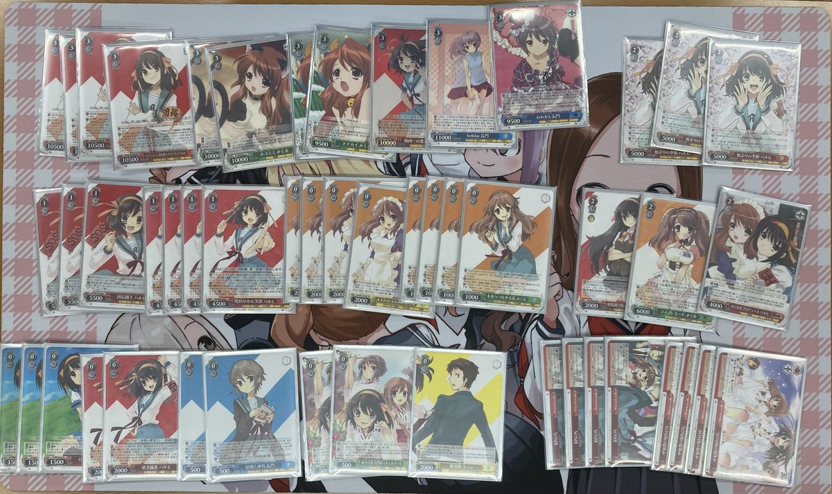 ヴァイス 涼宮ハルヒの憂鬱 デッキパーツ まとめ売り ホイル10枚