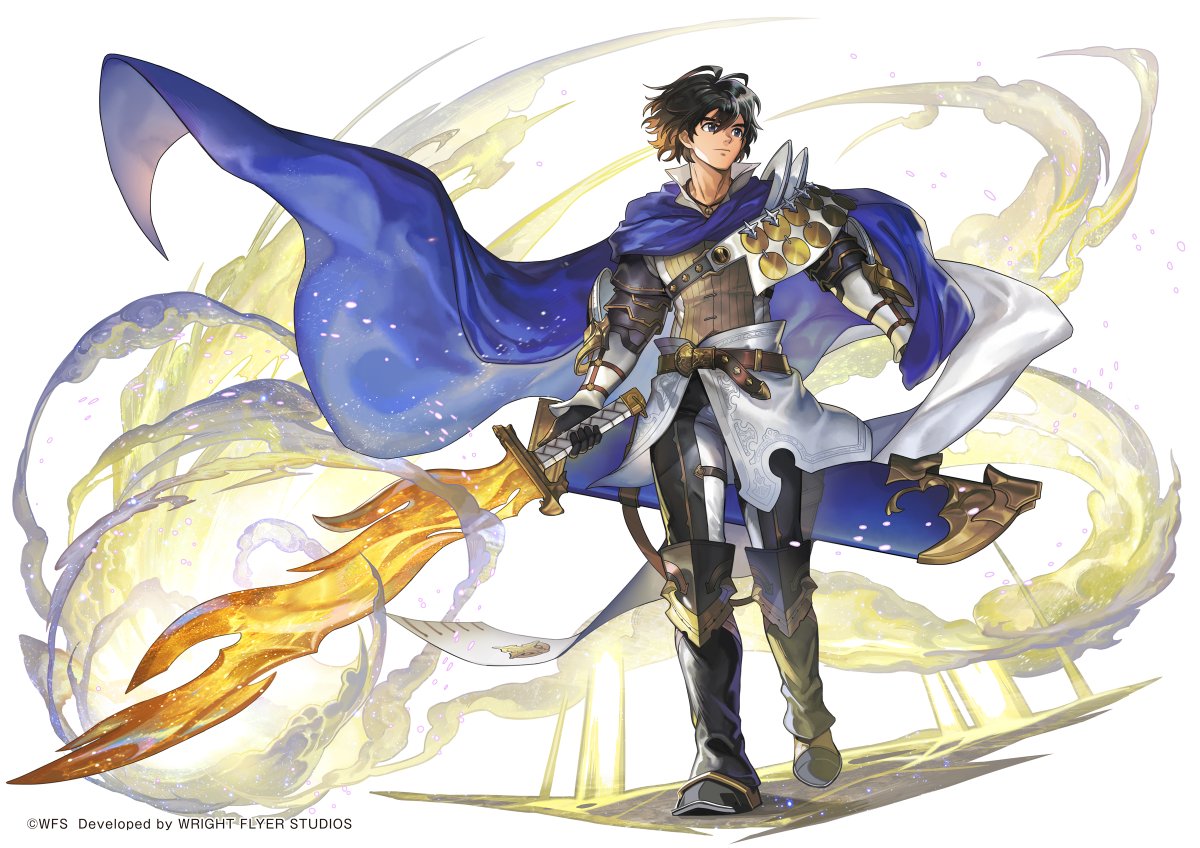 アナザーエデン」の主人公、「アルド」のアナザースタイルのイラストを