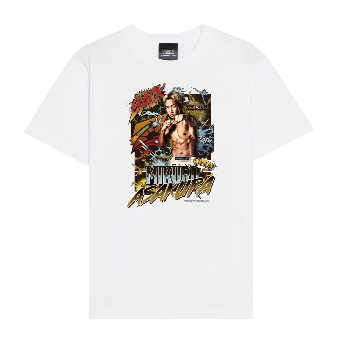 朝倉未来復活応援シートの特典のTシャツデザインが出来上がりました