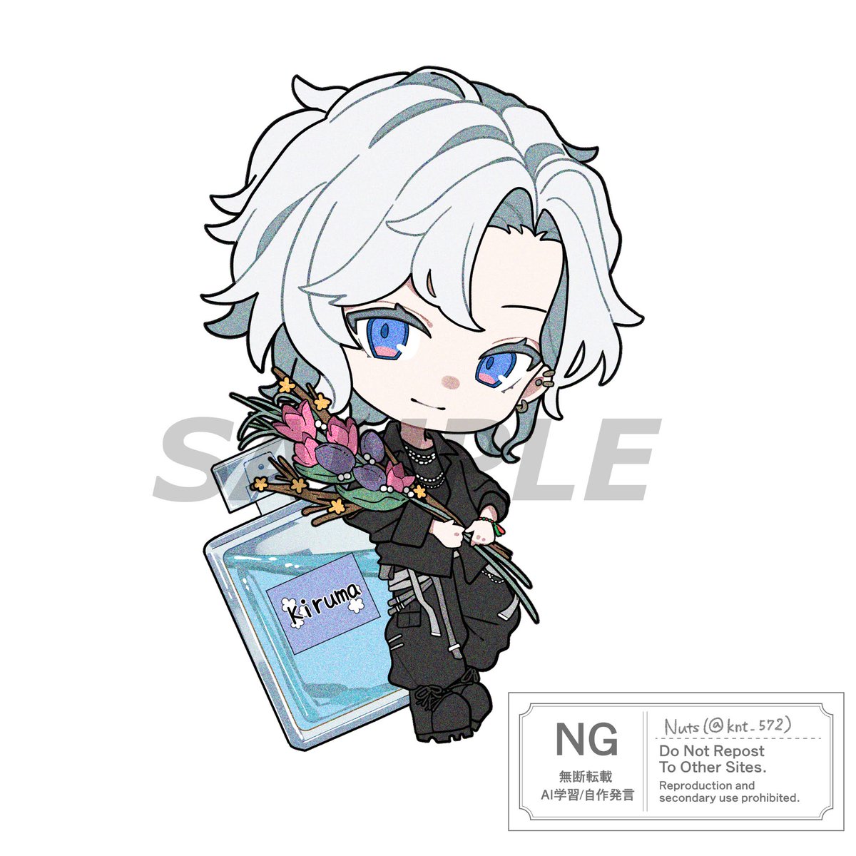 お仕事|WORK]切嘛様(#Kiruma_V)の香水ぬいプロジェクトにて、スト」