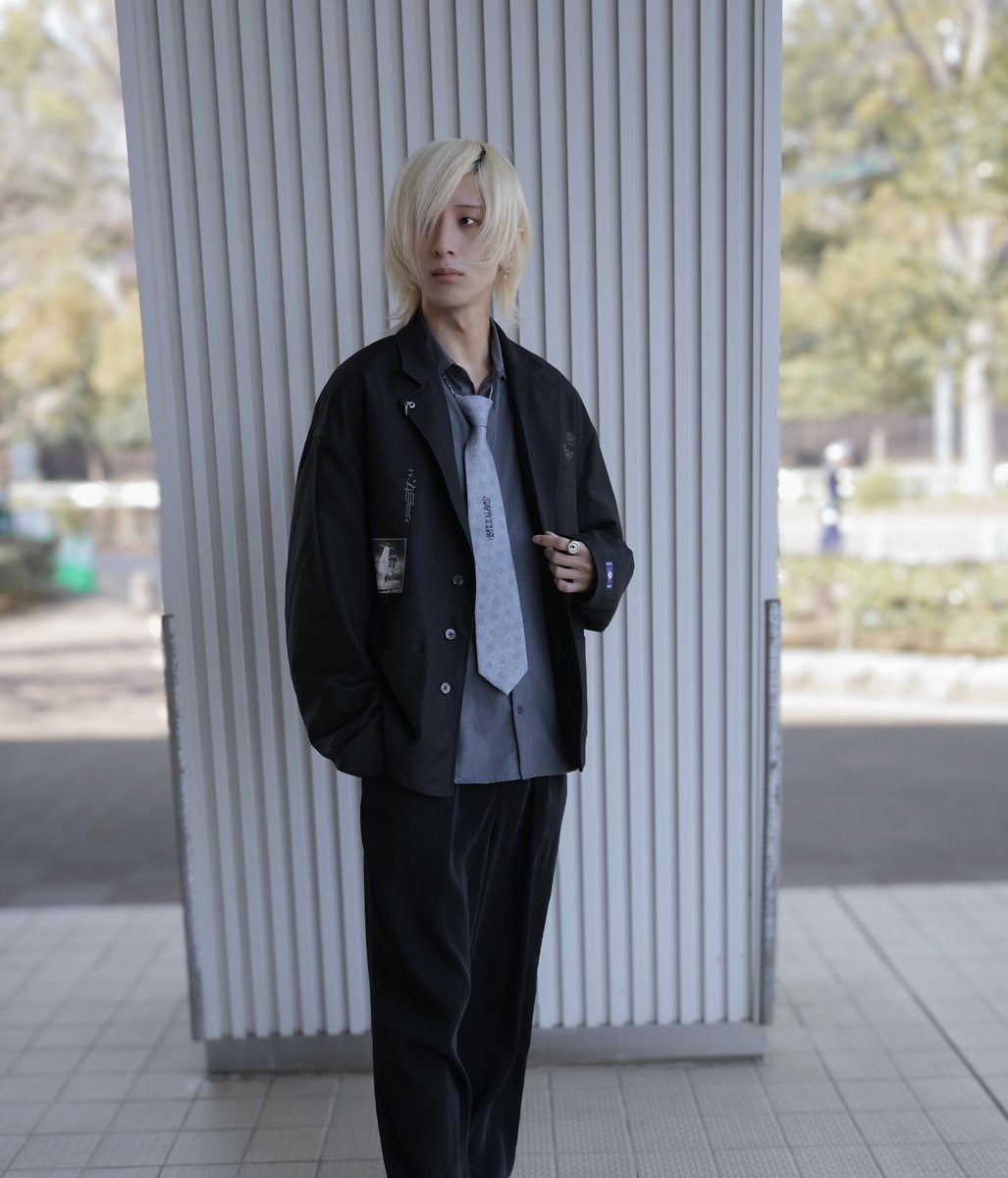 ずっと真夜中でいいのに。のジャケット×ネクタイお洒落すぎない