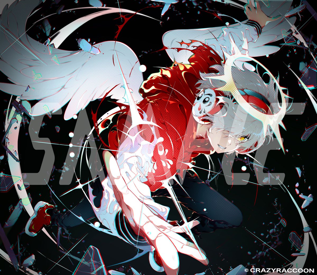 Crazy Raccoon だるまいずごっど様 マウスパッドイラスト描かせて