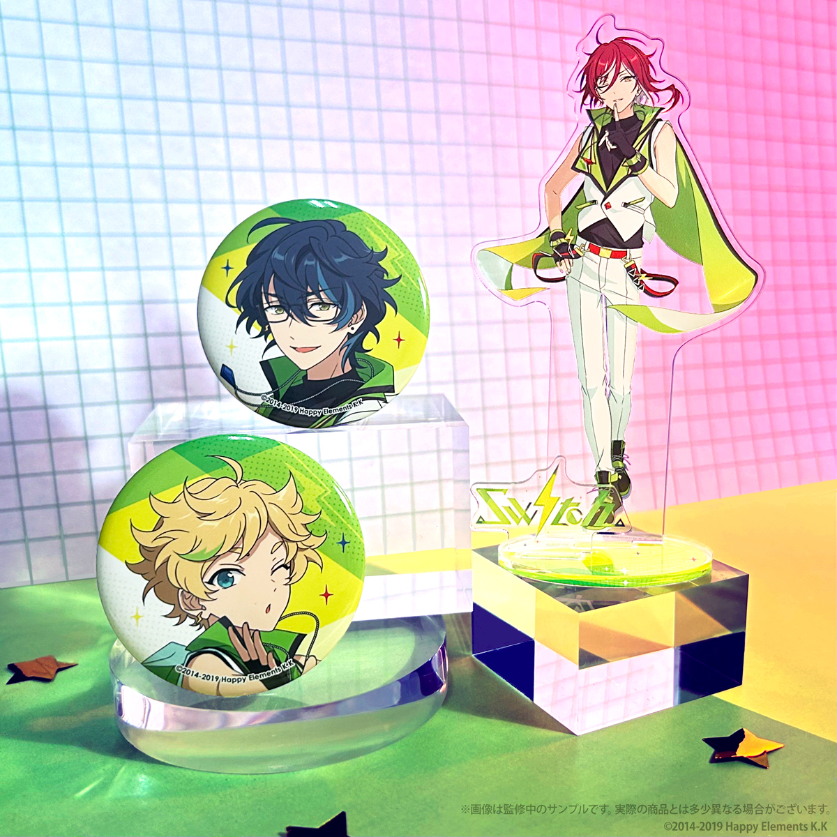 新品☆あんスタ☆Switchユニット衣装☆応援☆缶バッジ☆9点