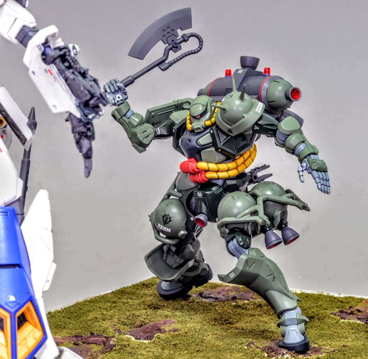 バーニィ！もう戦わなくていいんだ！！」 HG 1/144 軍警ザク改造 MS