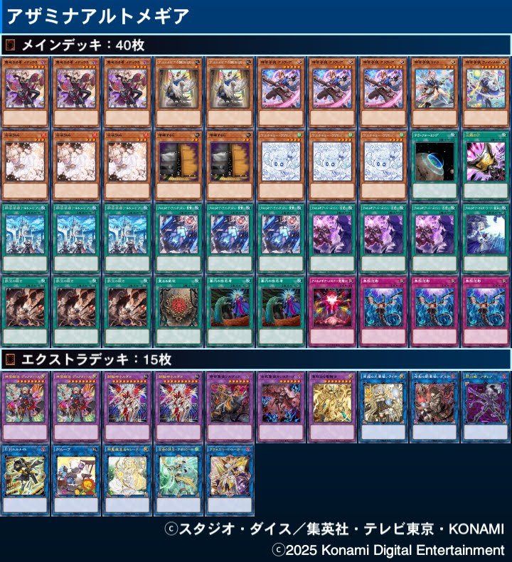 アザミナアルトメギア アルトメギアのギミックからアザミナに繋げられ