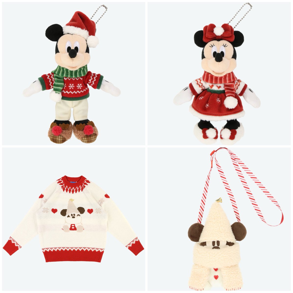 来週以降、「ディズニー・クリスマス(2024)」のミッキーとミニーの