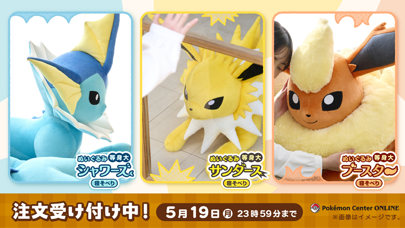 本日5月19日（月）23時59分まで、ポケモンセンターオンラインで