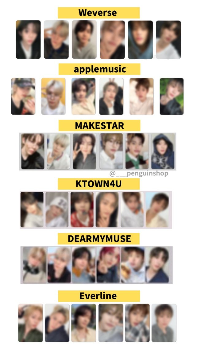 🤍🤍🤍 RIIZE [ODYSSEY] 🤍🤍🤍 📍ラキドロ 🆕️ 💿トレカ6種 💿トレカ