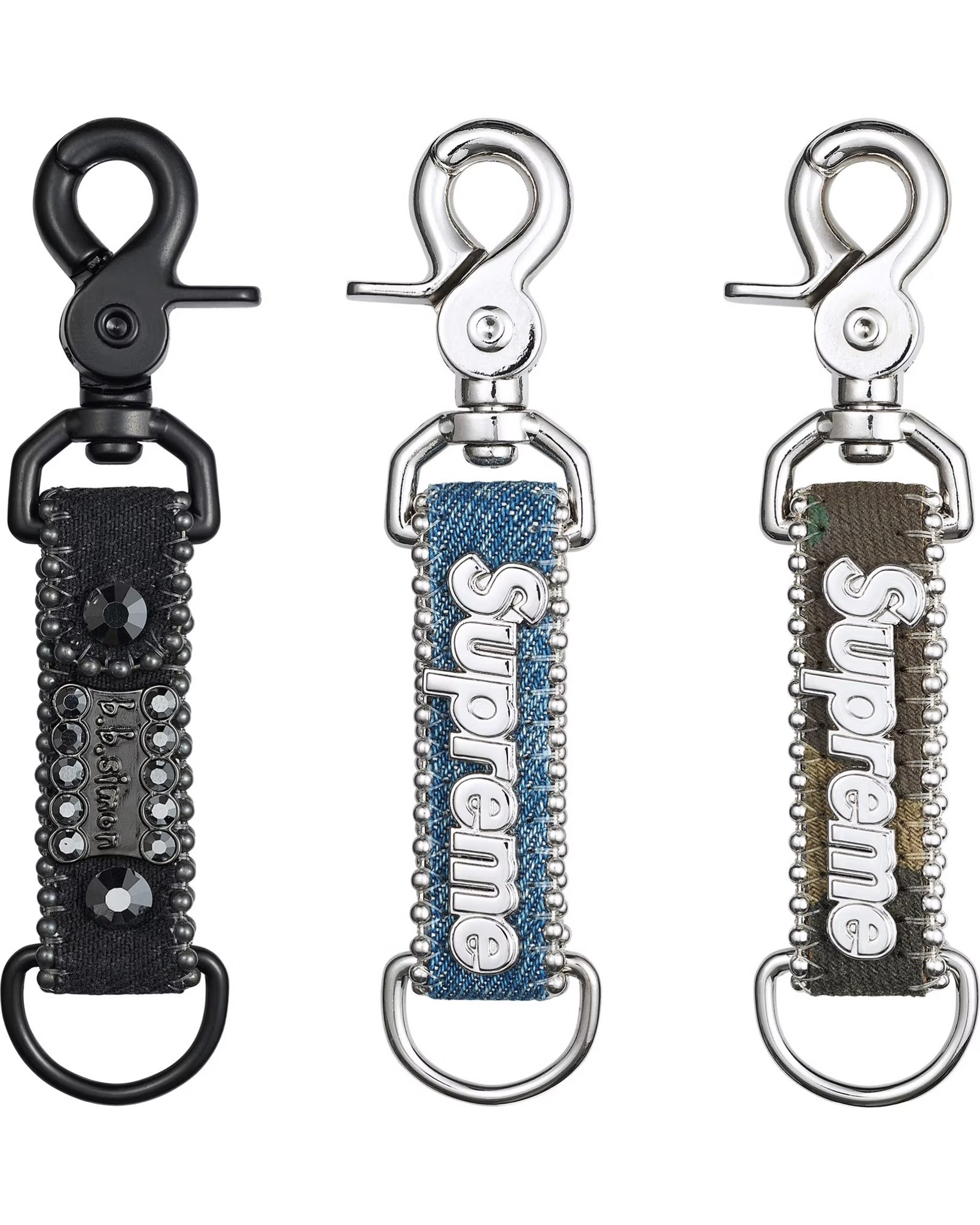 Supreme x b.b. Simon Denim Keychain Camo