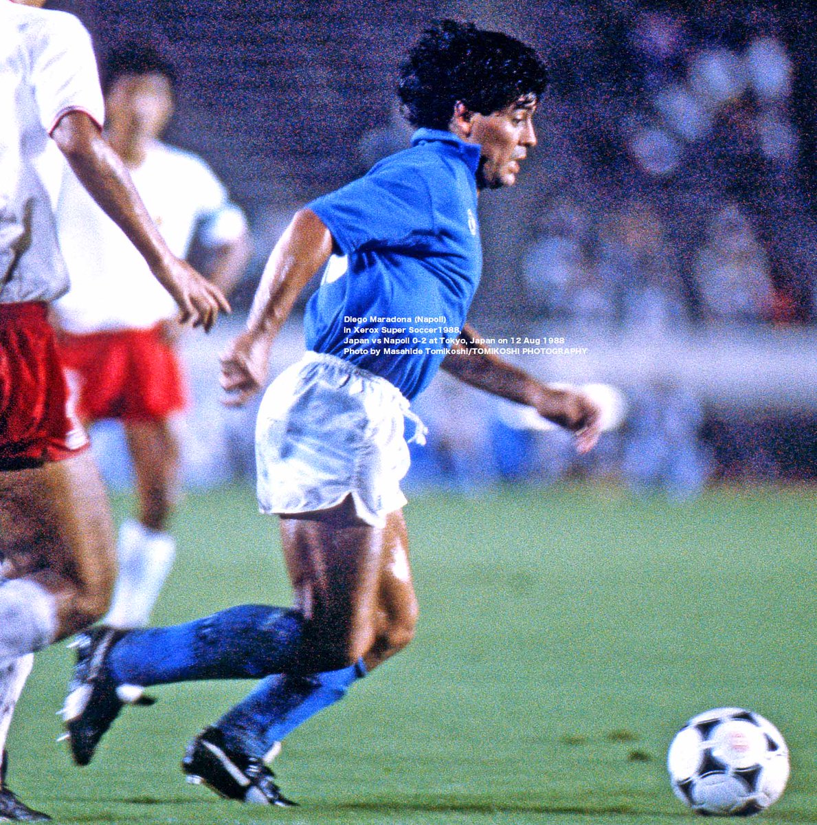 ディエゴ・マラドーナ（ナポリ）action Diego Maradona (Napoli) in