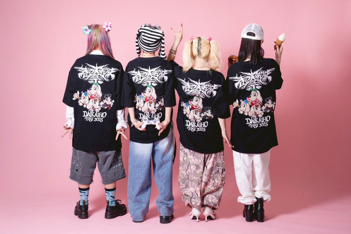 GALFYコラボ第二弾！！🐶 今回は後ろのデザインがメンバーモチーフに