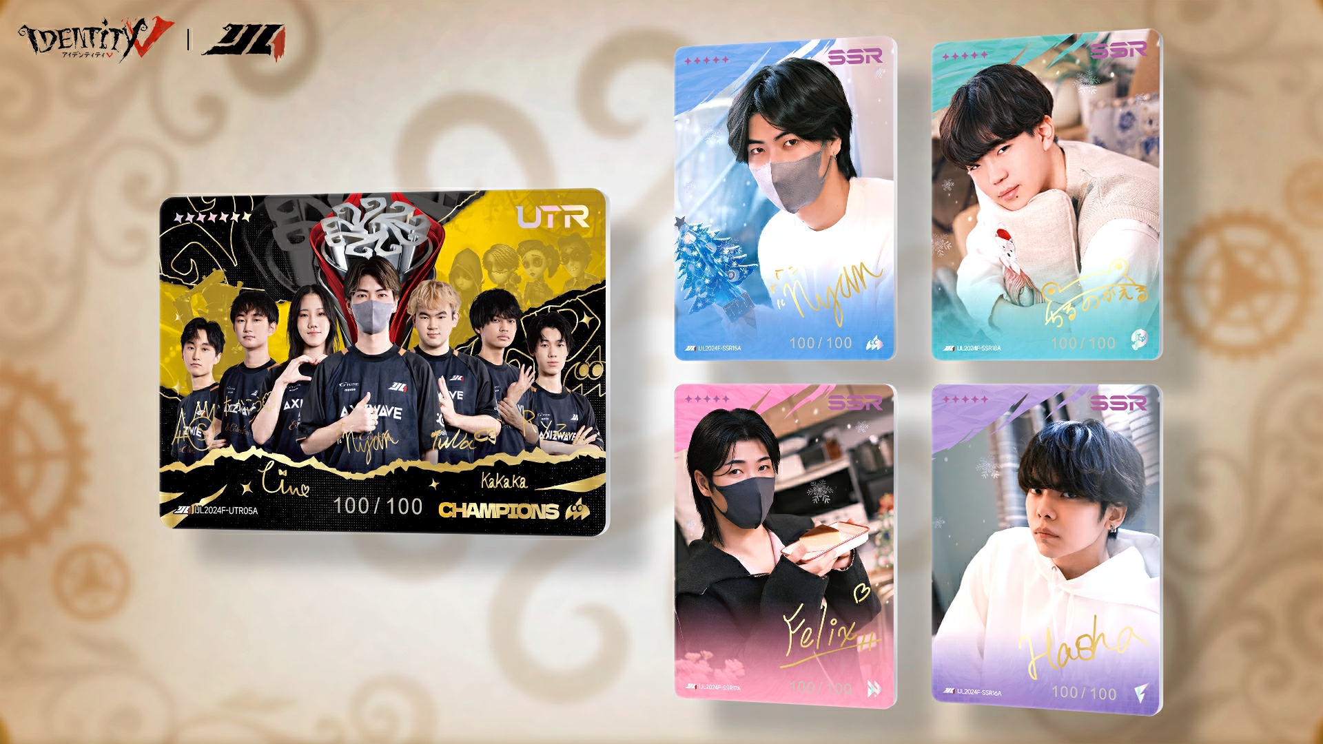 第五人格 IJLカード nyan 箔押しサイン入り UTR 第五人格 IJLカード