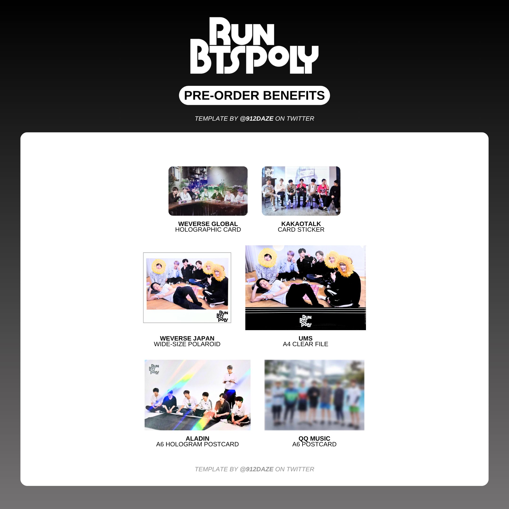 RM 限定 RUN BTS POLY HIGHLIGHT PACKAGEトレカ RUN BTS POLY