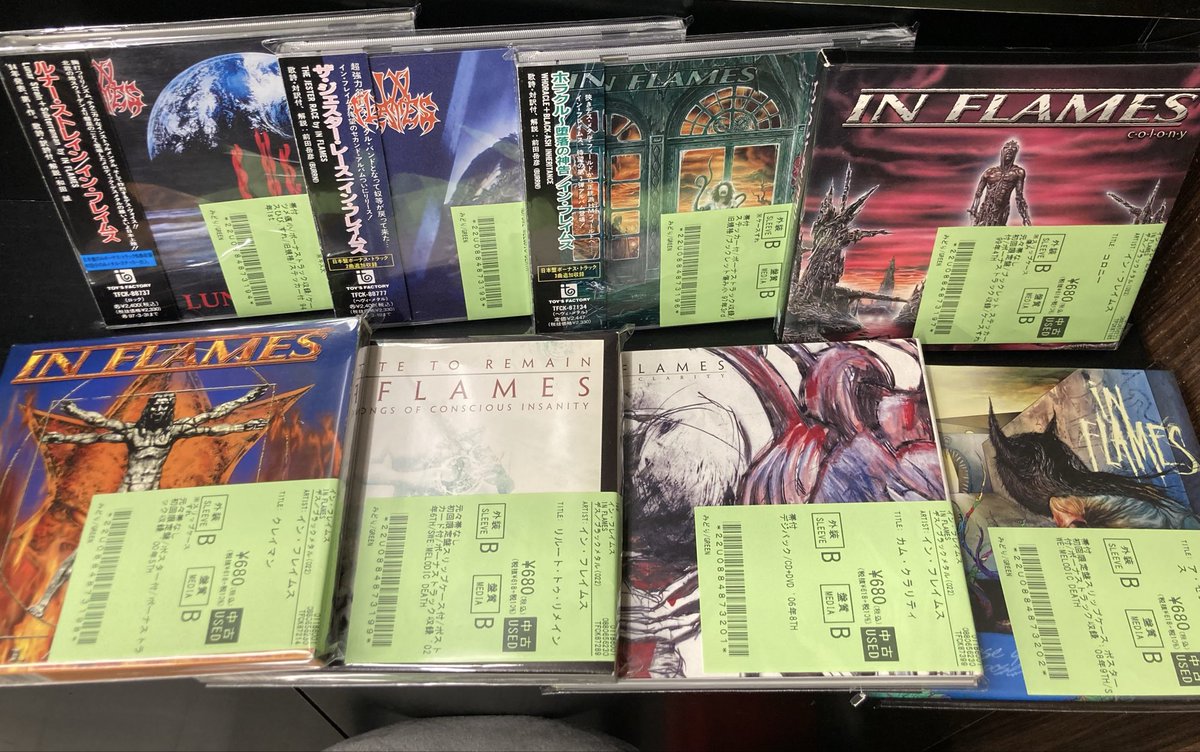 新着中古情報💿】 DEATH METALの中古CDが30点以上入荷しました！ DARK