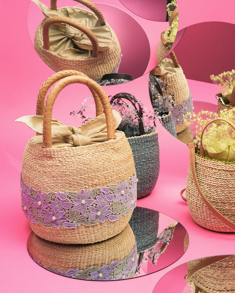 26SS小物アイテム先行公開／ 【4月下旬発売予定】 アバカ カゴバッグ