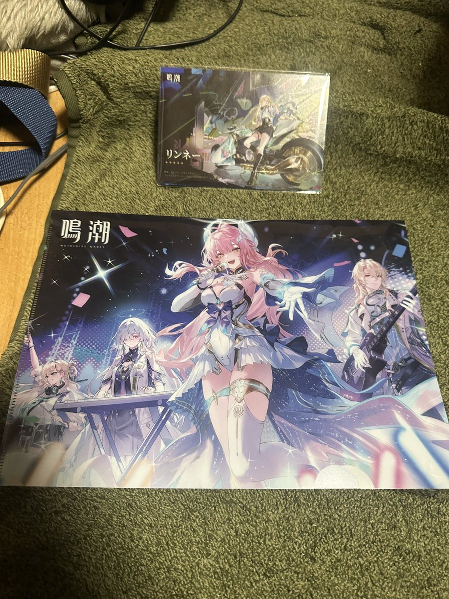 鳴潮 千咲 4点セット クリアファイル ポストカード×2 キャラクター