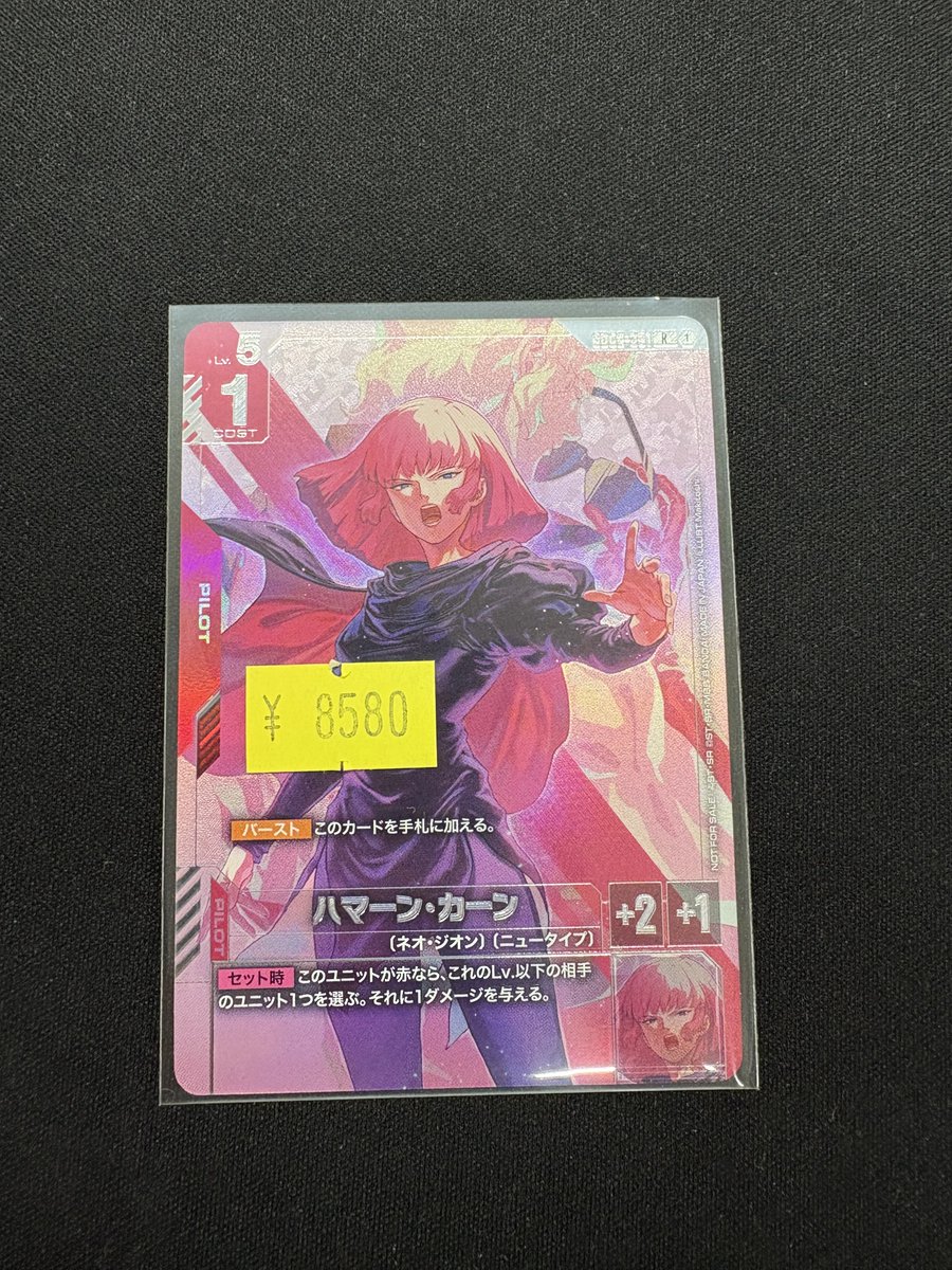 ガンダムカードから】 ハマーン・カーン （ニュータイプチャレンジ2025