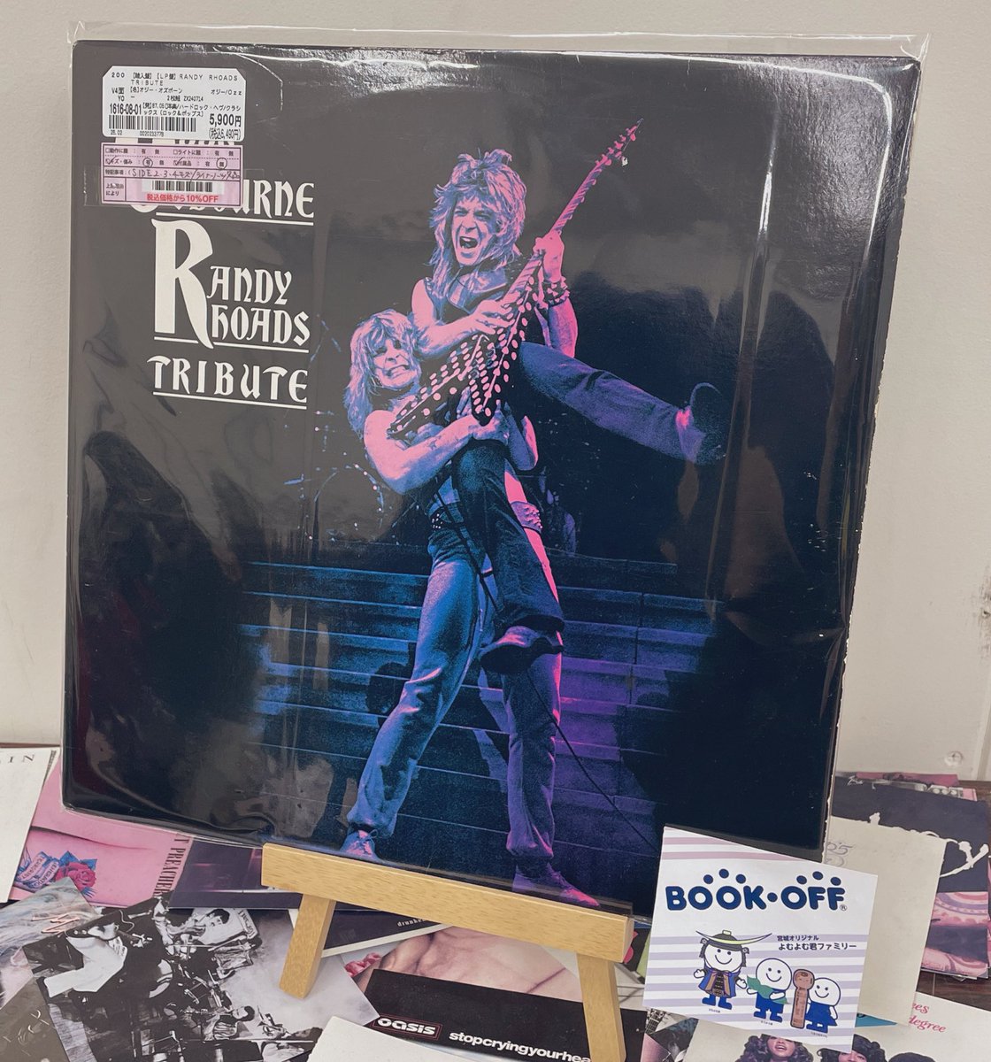 🎵🎵🎵🎵🎵🎵🎵 今日の1枚 #オジー・オズボーン 【LP盤】RANDY RHOADS