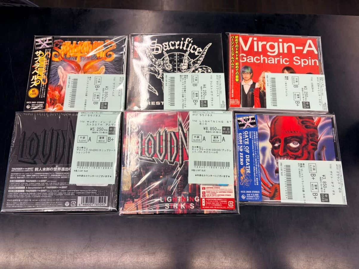 新着中古情報💿】 JAPANESE METAL/BLACK METAL/THRASH METALの中古CDが