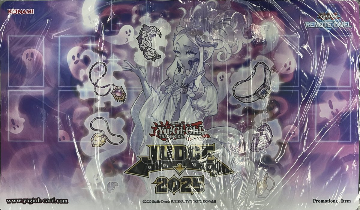 遊戯王 プレイマット⑤】 優麗なる霊鏡姫 ￥25,000- 禁じられた 失楽の