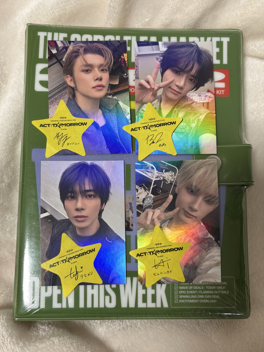 TXT TOMORROW X TOGETHER DECO KIT 2026 トレカ Weverse Global 特典