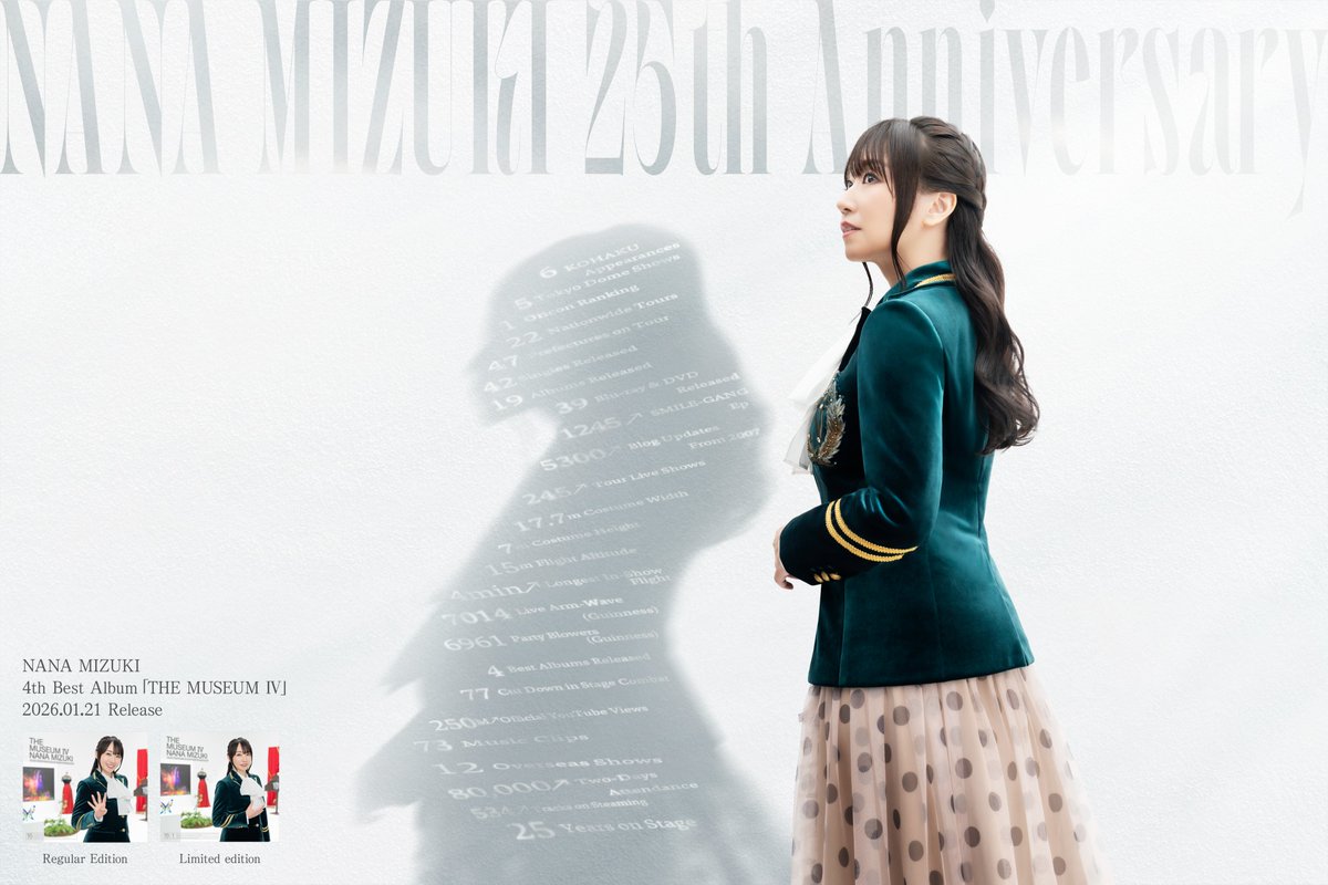 水樹奈々 B2ポスター 25th anniversary メモリアル 非売品 水樹奈々の