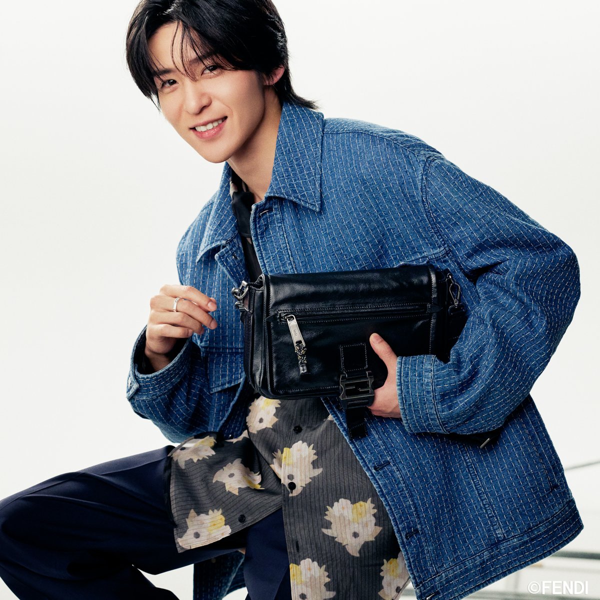 目黒蓮が誘うFENDI 2026-27秋冬コレクションショー、ファン熱狂