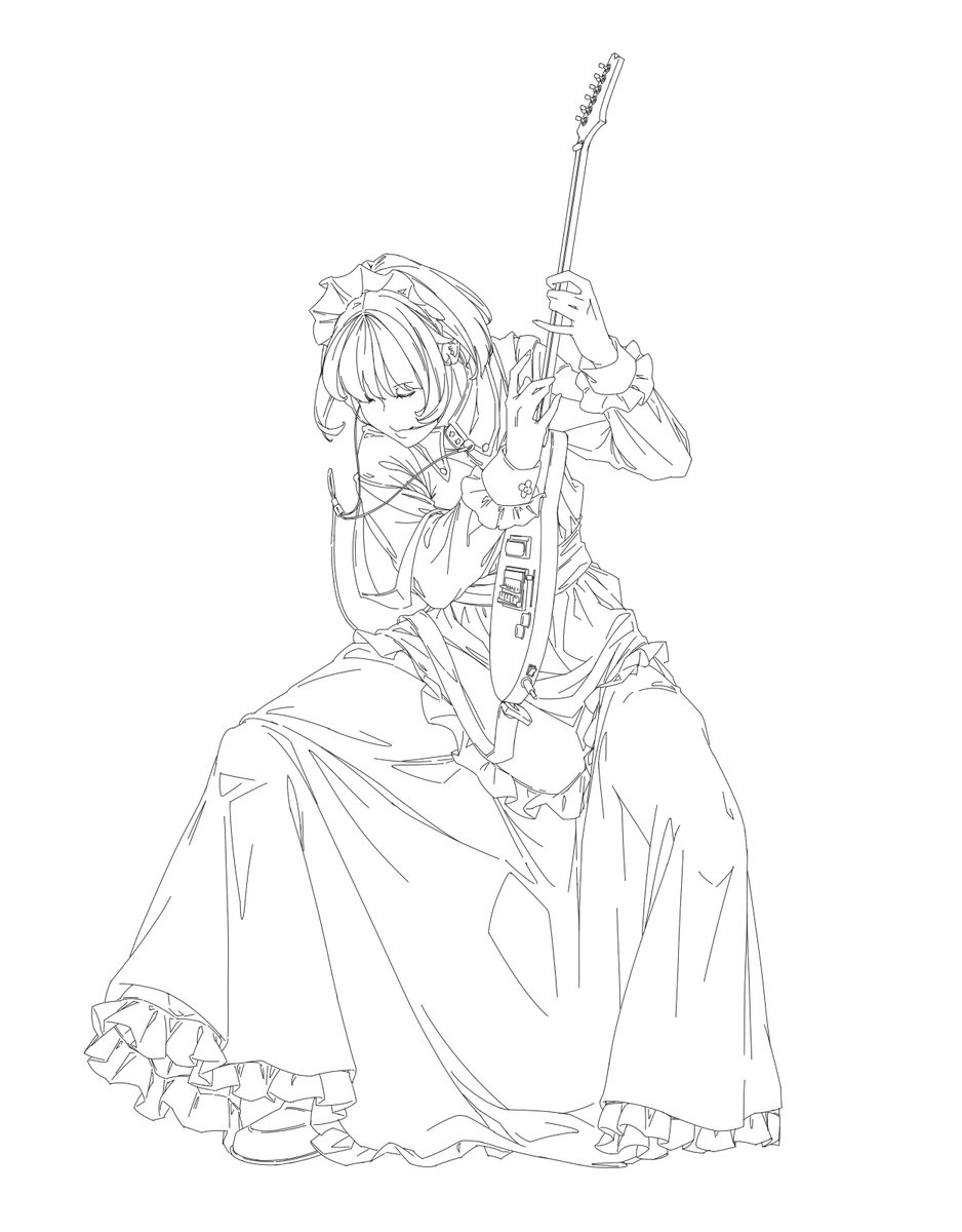 Post by 姫_illustration on X: 線画☆