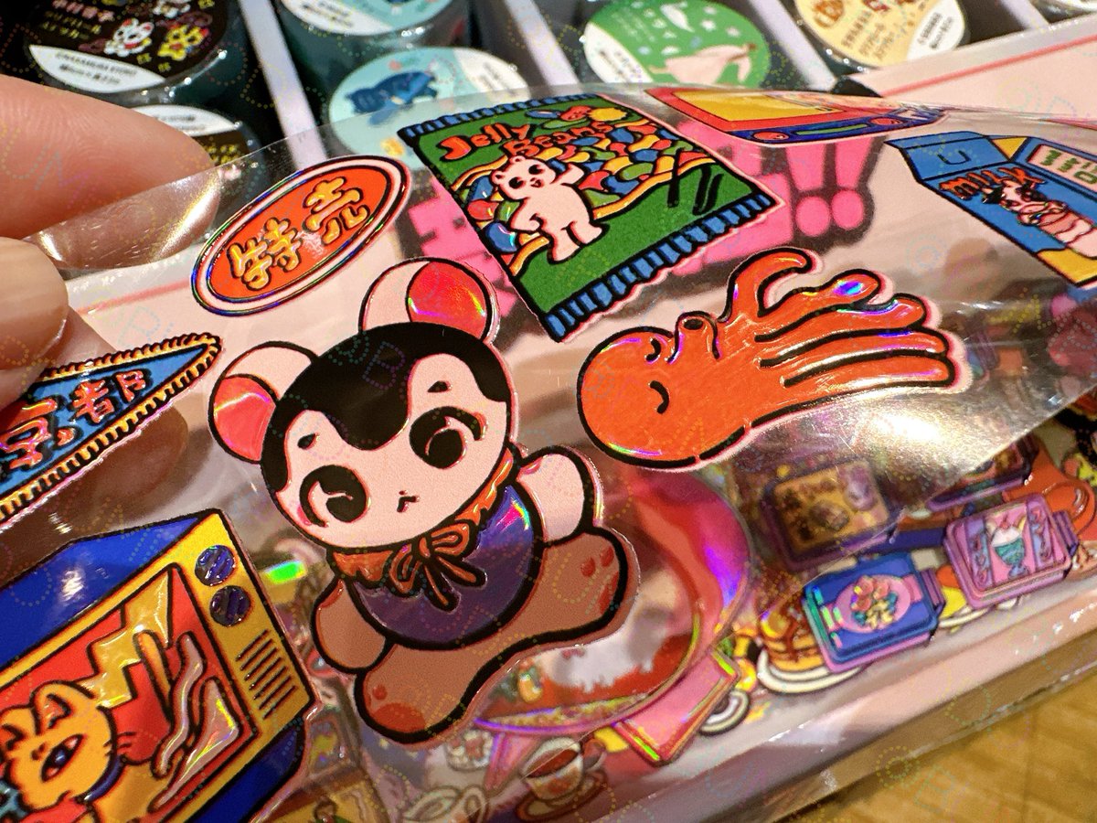 Komamonolabさんのクリエイターコラボシリーズ『ロールステッカー』が