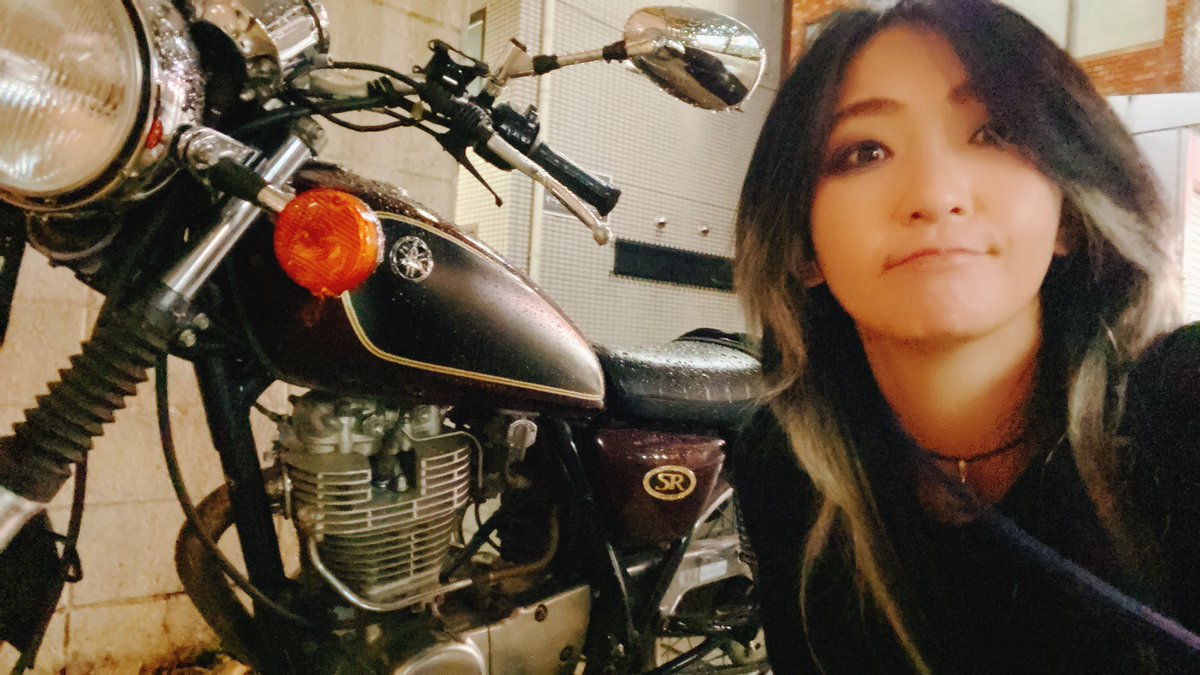 恵みの雨やねっ！ 湿気だ！！！ 私の喉と鼻が喜んでおるっ！！ #バイク