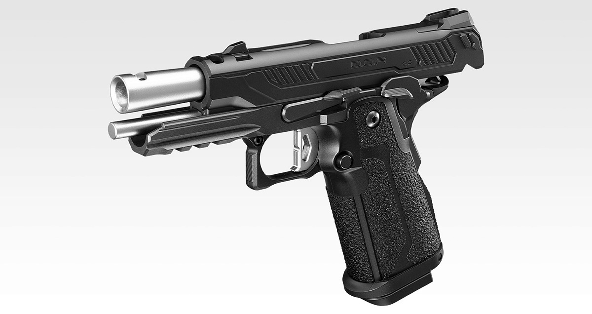 東京マルイ、ガスブロ「ハイキャパ4.3 D.O.R」3月5日発売決定！ SF風の