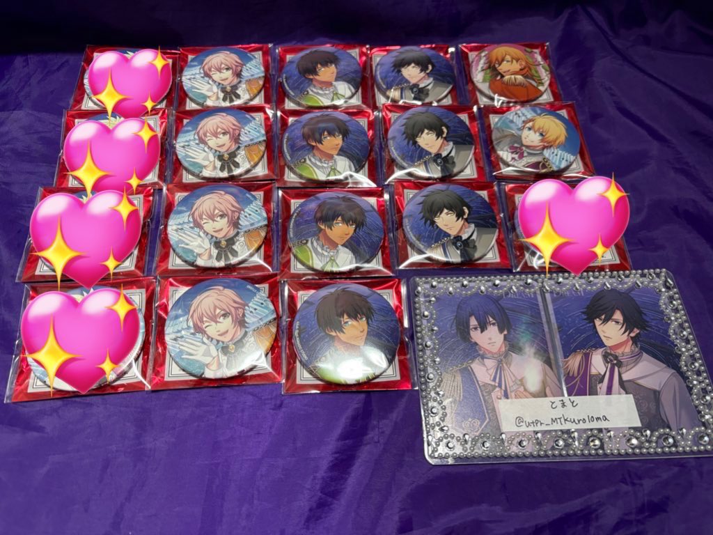 うたプリ ワンダーランド 15th Anniversary CD 缶バッジ 《譲》 翔