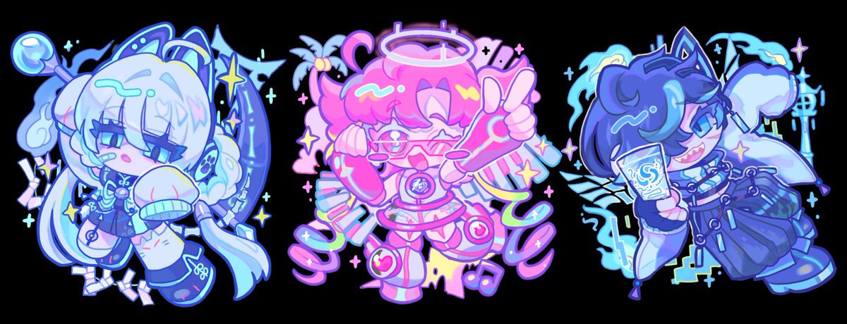 🩵🩷💙 #illustration