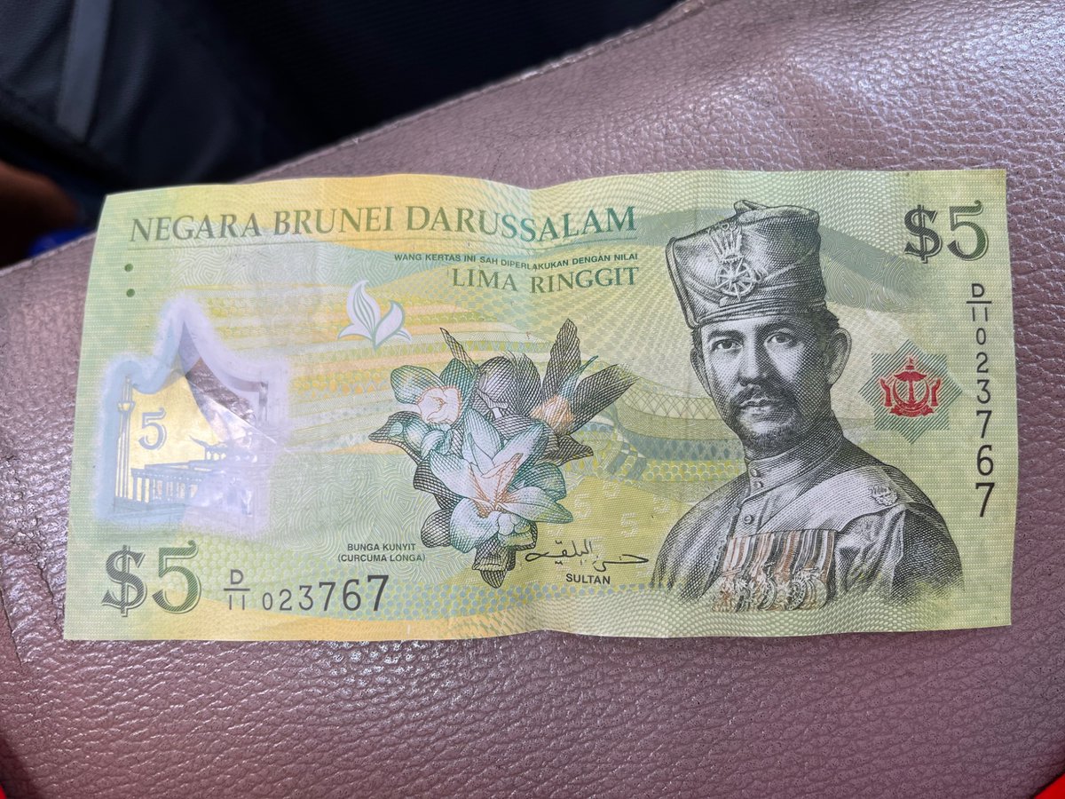 ブルネイドルはシンガポールドルと為替が同じ 国内でシンガポールドル