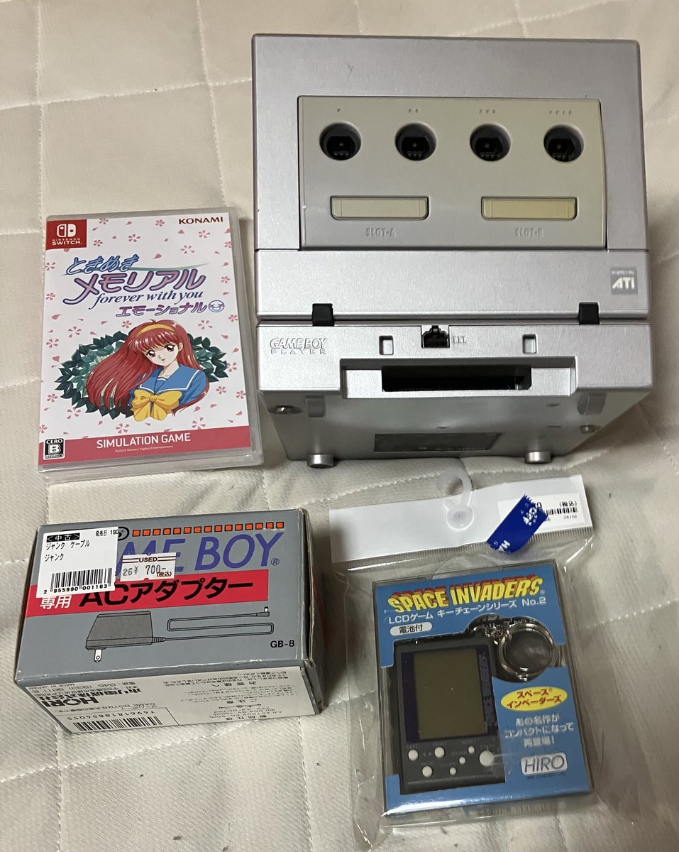 今日の戦利品🎮 ゲームキューブ、ゲームボーイプレイヤー付きジャンク