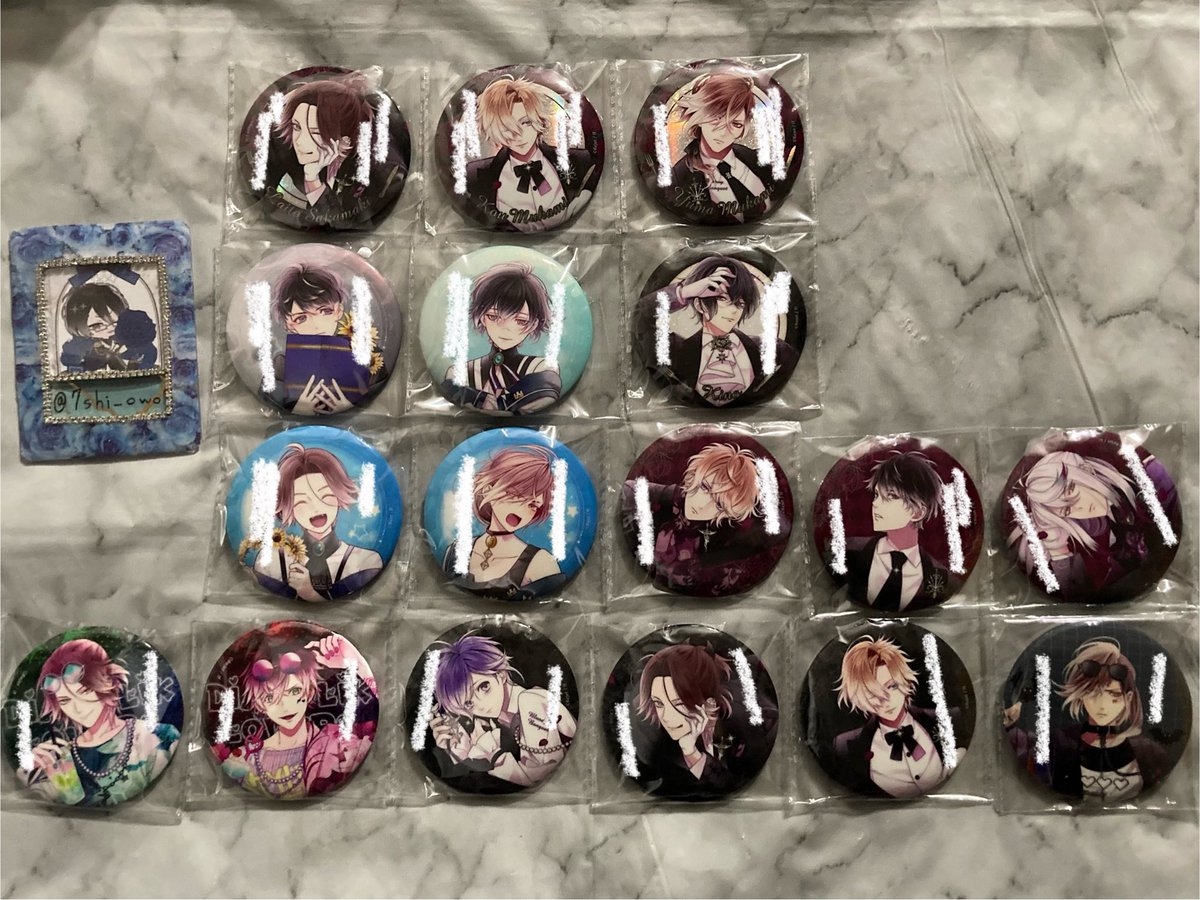 交換/譲渡】DIABOLIK LOVERS ディアラバ 受注 メッセージ 缶バッジ