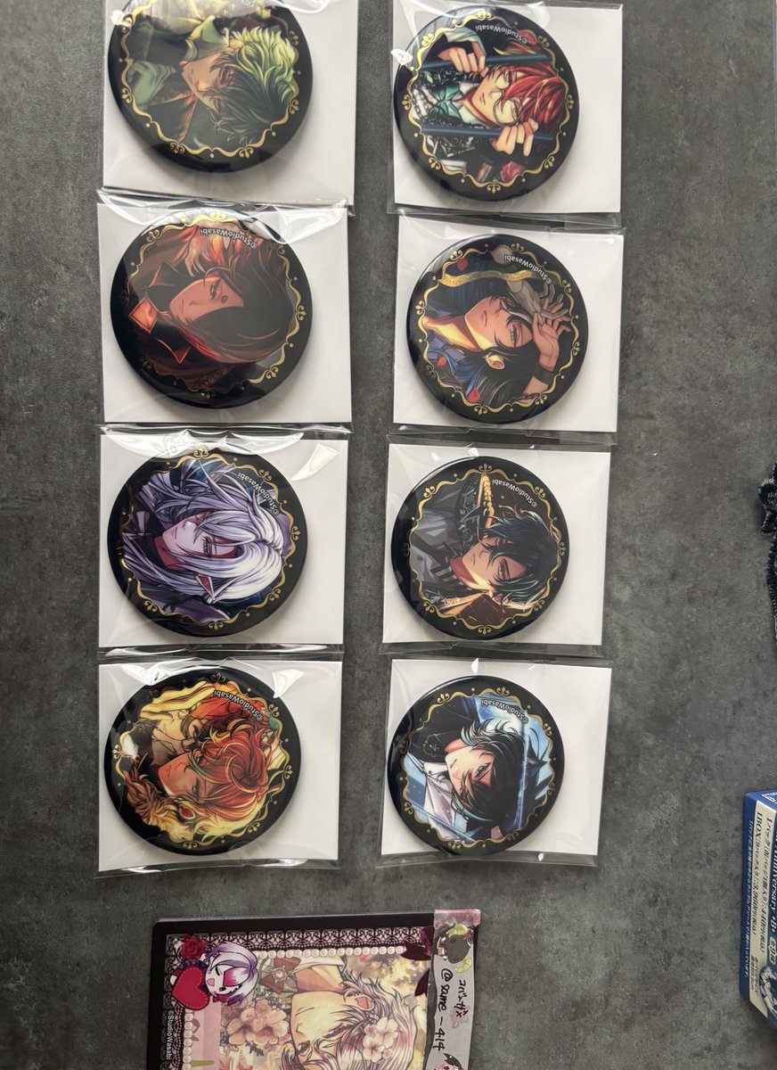 あくねこ 悪魔執事と黒い猫 交換 缶バッジ 求➽アモン 譲➽画像の方々