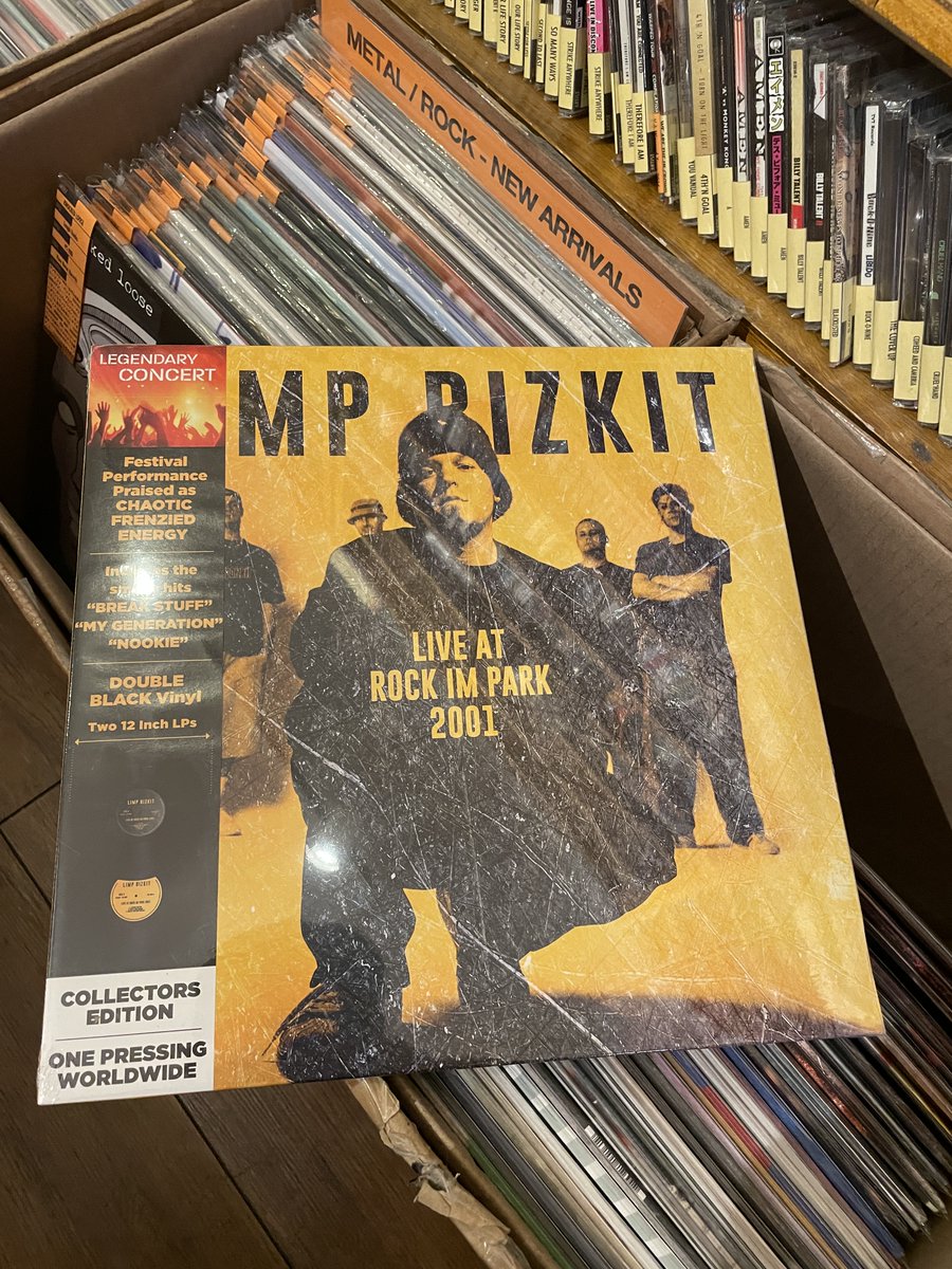 LIMP BIZKITのRock Im Parkでのライブを収録した2枚組ライブLPが再入荷
