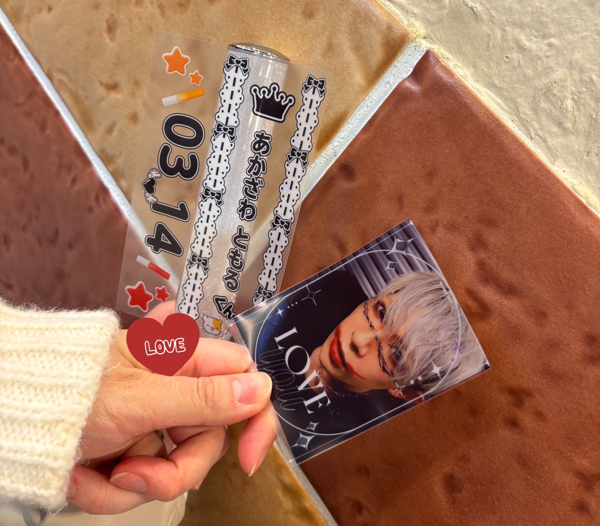 みさきちねぇ(@misa_kichi33 )とおデート🐰🐹✨ キンブレシート作れた