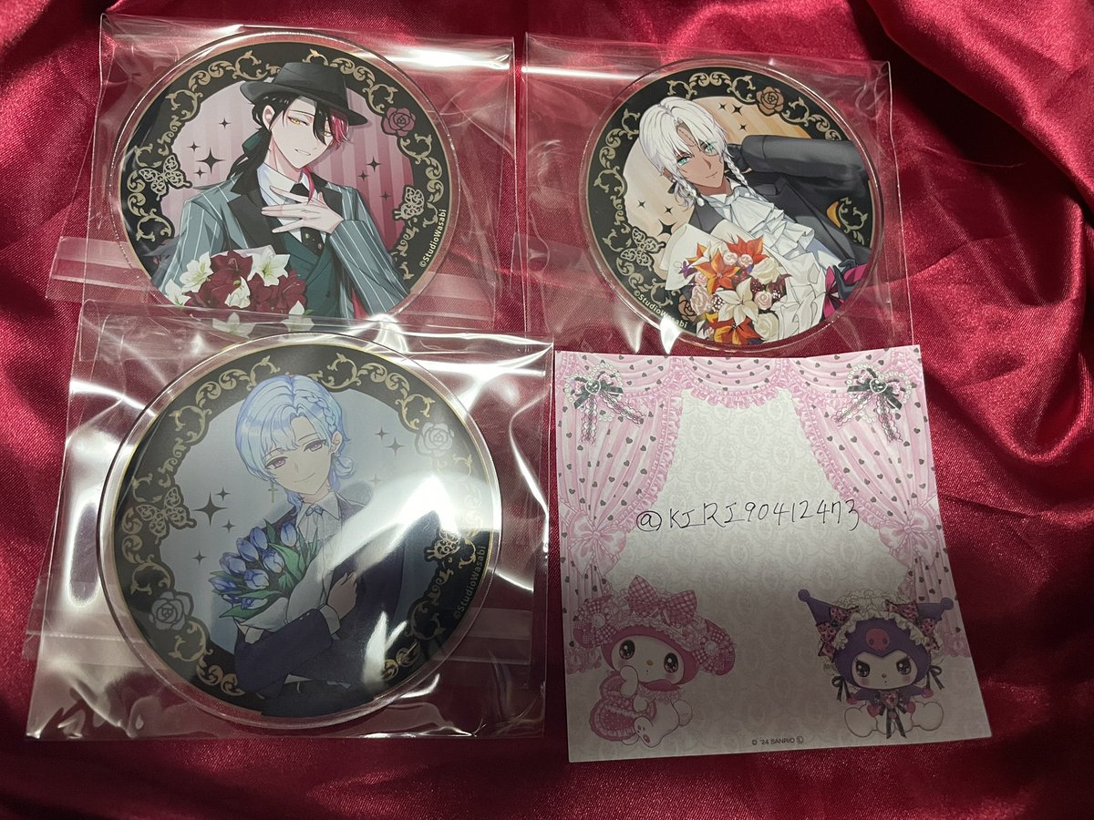 交換】あくねこ グラッテ コースター 4周年 悪魔執事と黒い猫 アクリル