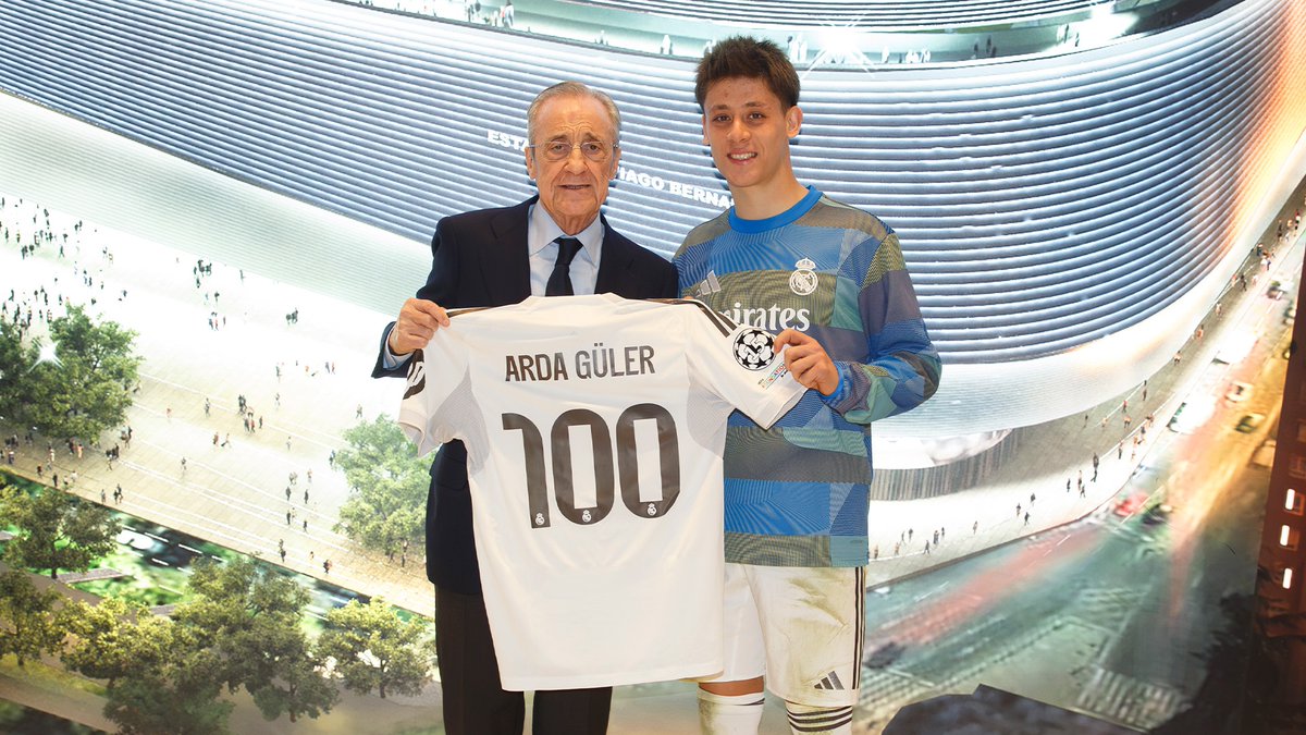🤍 @10ArdaGuler、レアル・マドリードで100試合出場達成！