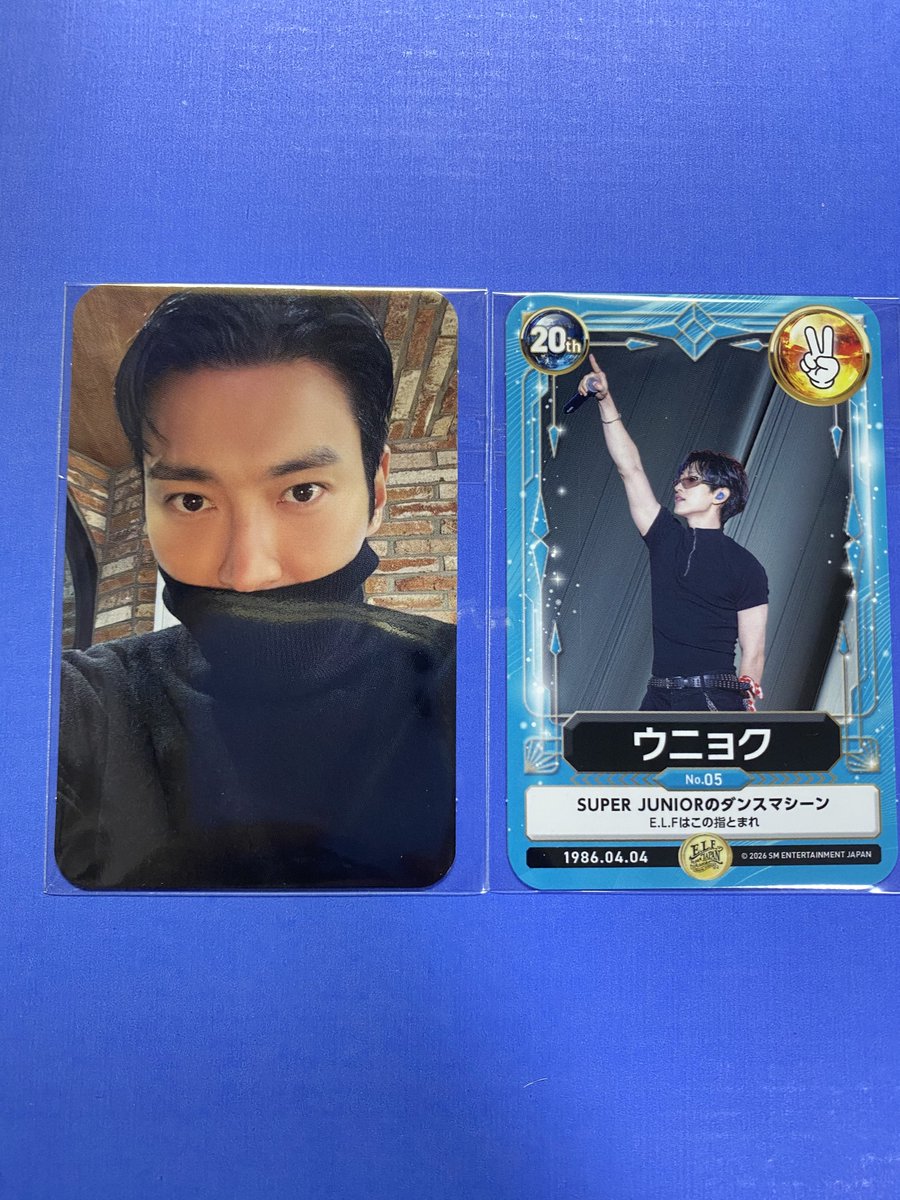 交換希望】 SUPER JUNIOR E.L.F-JAPANファンクラブキット特典 トレカ