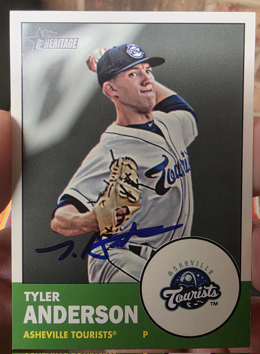 Today's #MiLBCoD 2012 Topps Heritage Minors Asheville @GoTourists