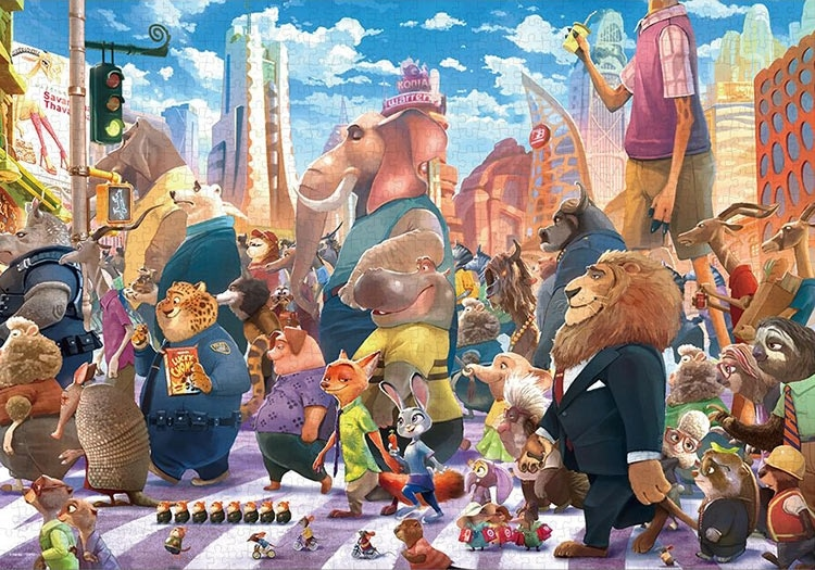 クロスウォーク」🧩1000ピース ディズニー最新作『ズートピア2』の