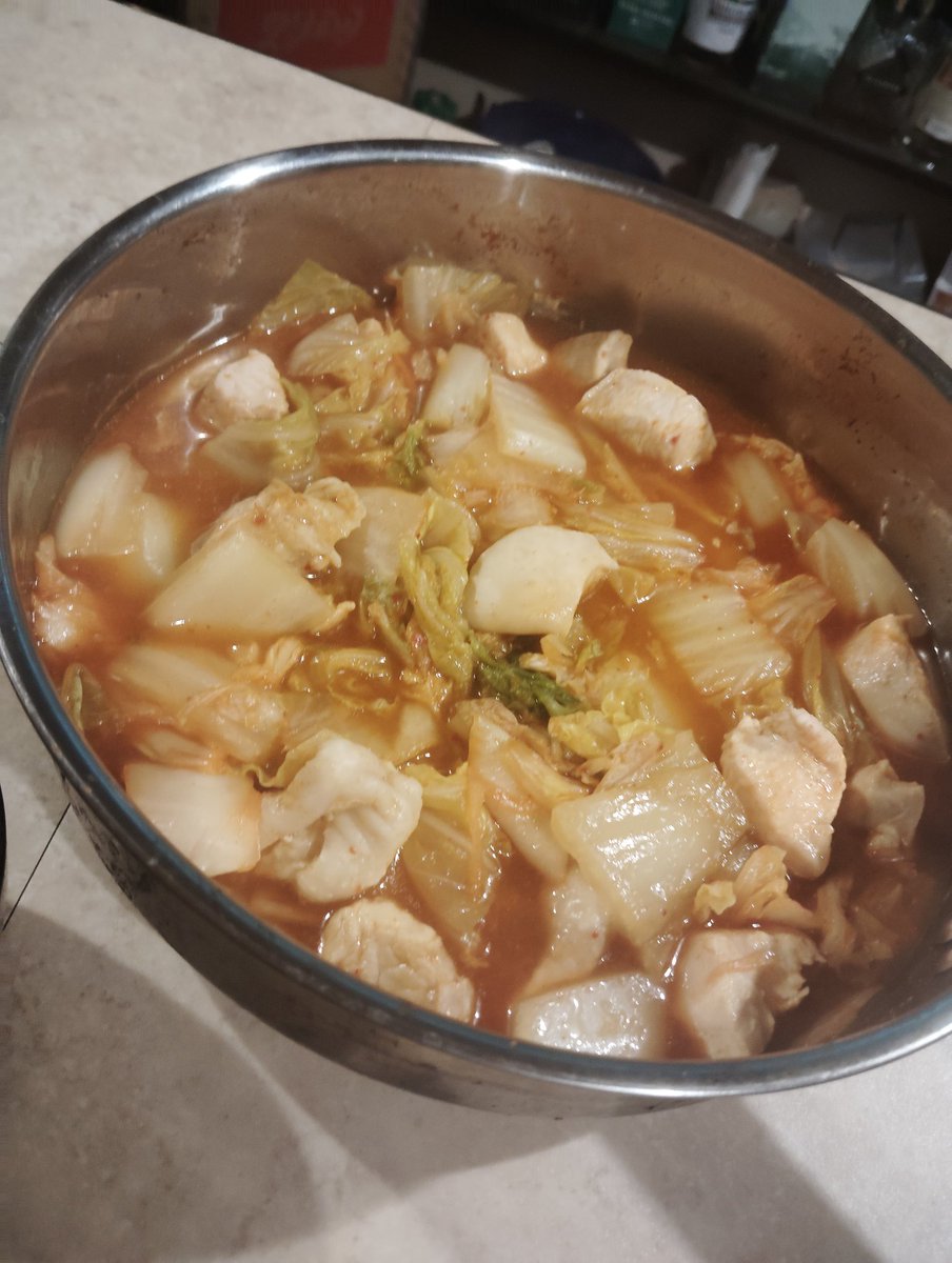 ノルマです 今日はキムチ鍋